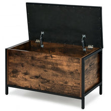 Load image into Gallery viewer, Entryway Flip Top Ottoman Stool with Padded Seat