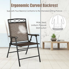 Load image into Gallery viewer, Set of 4 Patio Folding Chairs