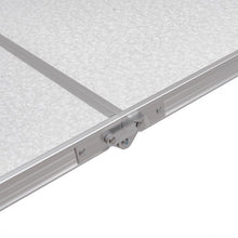 Load image into Gallery viewer, 8' Aluminum Folding Picnic Camping Table