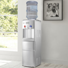 Load image into Gallery viewer, Top Loading Water Dispenser with Built-In Ice Maker Machine-Silver