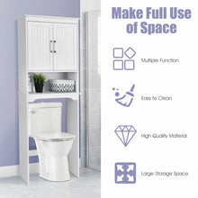 Load image into Gallery viewer, Over Toilet Space Saver Bathroom Organizer with Storage Cabinet
