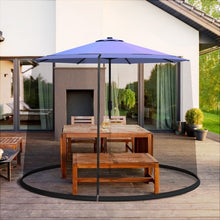 Load image into Gallery viewer, 9' to 10' Outdoor Umbrella Table Screen Mosquito Bug Insect Net