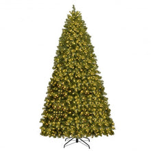 Load image into Gallery viewer, Pre-Lit Artificial PVC Christmas Tree with LED Lights & Stand-8'