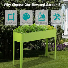 Load image into Gallery viewer, 40" x 13" Outdoor Elevated Garden Plant Flower Bed