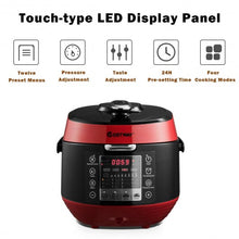 Load image into Gallery viewer, 12-in-1 Multi-use Programmable Electric Pressure Cooker Non-stick Pot-Red