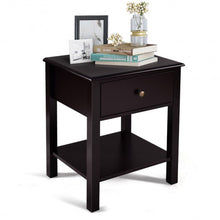 Load image into Gallery viewer, Brown Nightstand End Table