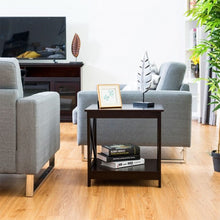 Load image into Gallery viewer, X-Design Display Accent Sofa Side Nightstand Table-Brown