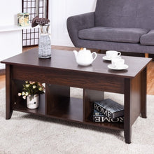 Load image into Gallery viewer, Lift Top Coffee Table with Hidden Compartment Storage Shelf