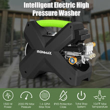 Load image into Gallery viewer, 2000PSI X-Shaped Electric High Pressure Washer Machine-Green