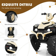 Load image into Gallery viewer, 12V Kids Electric 4-Wheeler ATV Quad Ride On Car with LED Light-Yellow