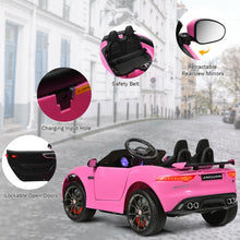 Load image into Gallery viewer, 12V Jaguar F-Type SVR Licensed Kids Ride On Car-Pink
