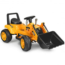 Load image into Gallery viewer, Kids Ride On Excavator Digger 6V Battery Powered Tractor -Yellow