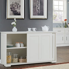 Load image into Gallery viewer, Kitchen Storage Cupboard Cabinet with Sliding Door-White