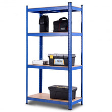 Load image into Gallery viewer, 32" x 63" Adjustable 4-layer 1600 lbs Capacity Tool Shelf