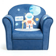 Load image into Gallery viewer, Kids Astronaut Armrest Upholstered Couch