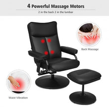 Load image into Gallery viewer, Electric Massage Recliner Chair with Ottoman and Remote Control