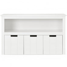 Load image into Gallery viewer, Kid Toy Storage Cabinet 3 Drawer Chest with Wheels Large Storage Cube Shelf