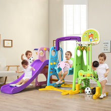 Load image into Gallery viewer, 6 in 1 Climber Swing Basketball Hoop Football Gate