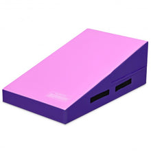 Load image into Gallery viewer, Incline Gymnastics Mat Wedge Ramp Gym Tumbling Exercise Mat-Pink & Purple