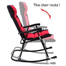 Load image into Gallery viewer, 3 pcs Outdoor Folding Rocking Chair Table Set