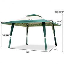 Load image into Gallery viewer, Outdoor Folding Gazebo Canopy Shelter Awning Tent Patio -Green