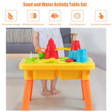 Load image into Gallery viewer, Sand and Water Play Table for Kids with Sand Castle Molds