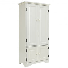 Load image into Gallery viewer, Accent Storage Cabinet Adjustable Shelves-White