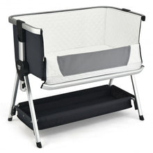 Load image into Gallery viewer, Breathable Baby Bed Side Crib Adjustable Sleeper Bedside Bassinet