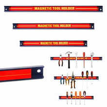 Load image into Gallery viewer, 3 PCS 8" 12" 18" Magnetic Tool Holder Bar Organizer Storage Rack Knife Wrench