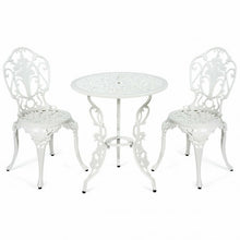 Load image into Gallery viewer, 3 PCS Patio Table Chairs Furniture Bistro Set