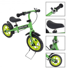 Load image into Gallery viewer, 12" Three Colors Kids Bike Bicycle with Brakes and Bell-Green