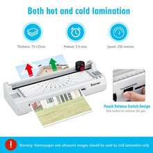 Load image into Gallery viewer, 9" Hot and Cold Paper Trimmer with 25 Pouches and Corner Rounder-White