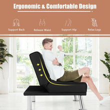 Load image into Gallery viewer, Single Sofa Lounge Chair with Metal Legs and Adjustable Backrest-Black