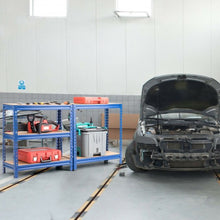 Load image into Gallery viewer, 5-Tier Steel Shelving Unit Storage Shelves Heavy Duty Storage Rack-Blue