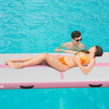 Load image into Gallery viewer, Air Track Inflatable Gymnastics Tumbling Mat with Pump-Pink