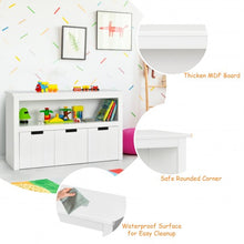 Load image into Gallery viewer, Kid Toy Storage Cabinet 3 Drawer Chest with Wheels Large Storage Cube Shelf