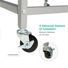 Load image into Gallery viewer, 4 Drawer Mesh Shelves Basket Utility Heavy Duty Storage Organizer-Natural