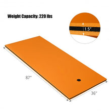 Load image into Gallery viewer, 3-Layer Relaxing Tear-proof Water Mat-Orange