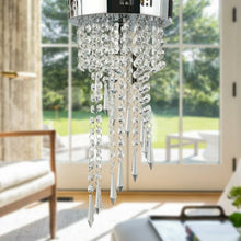 Load image into Gallery viewer, Elegant Ceiling Crystal Chandeliers with Stainless Base