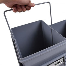 Load image into Gallery viewer, 2 Compartment Pull Out Recycling Waste Bin