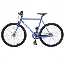 Load image into Gallery viewer, 700 C 54 cm Steel Track Fixed Single Speed Gear Bike