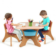 Load image into Gallery viewer, Children Kids Activity Table & Chair Set Play Furniture W/Storage-Coffee