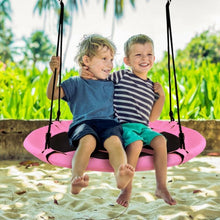 Load image into Gallery viewer, 40" Flying Saucer Tree Swing Indoor Outdoor Play Set-Pink