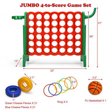 Load image into Gallery viewer, 2.5Ft 4-to-Score Giant Game Set-Green