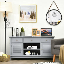 Load image into Gallery viewer, TV Stand Media Console with Drawers Cabinets-Gray