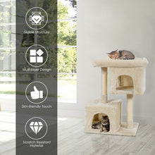 Load image into Gallery viewer, Luxury Cat Tree for Large Cats-Beige