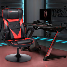 Load image into Gallery viewer, Rocking Gaming Chair Height Adjustable Swivel Racing Style Rocker -Red