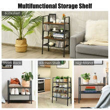 Load image into Gallery viewer, 4-Tier Storage Stackable Shoe Shelf Display Rack for Home