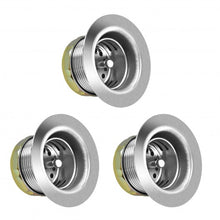 Load image into Gallery viewer, Stainless Steel Utility Sink with 3 Compartment Commercial Kitchen Sink