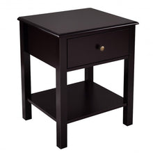 Load image into Gallery viewer, Brown Nightstand End Table
